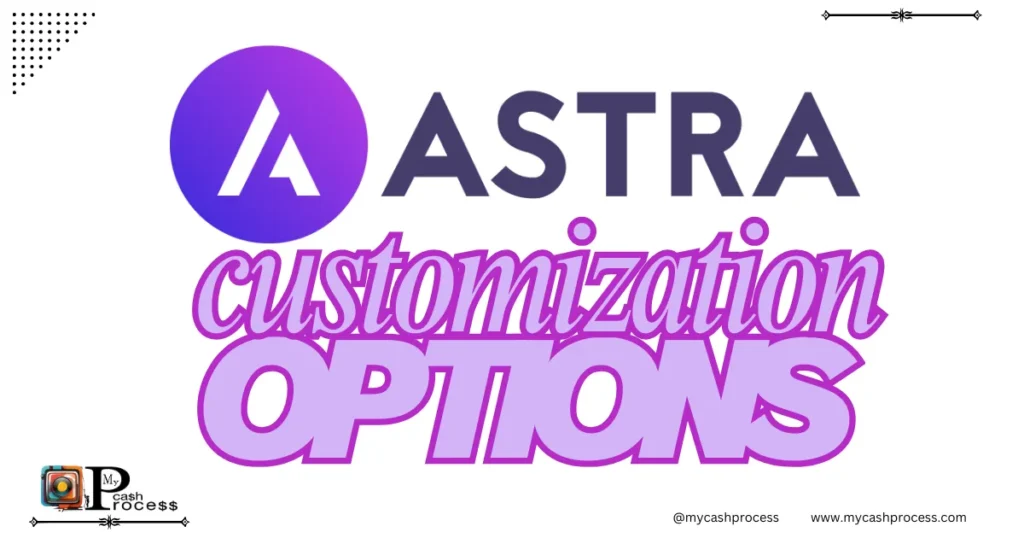 Astra theme customization and starter templates for custom websites