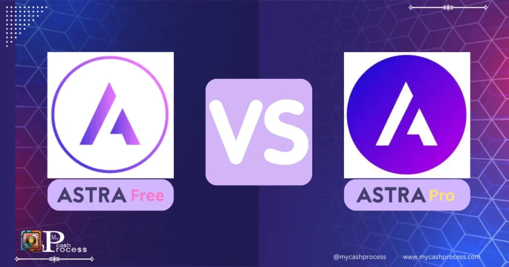 Astra theme free vs pro features comparison – professional template design overview