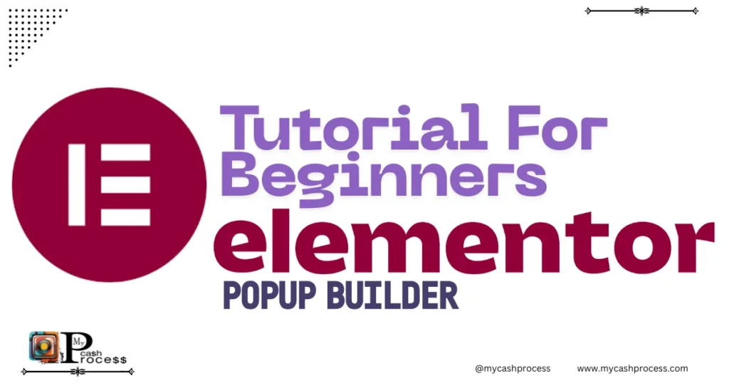 Step-by-step Elementor popup builder tutorial for beginners interface screenshot