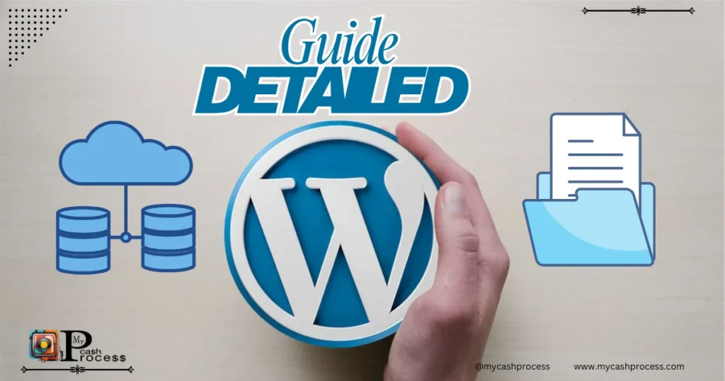 Step-by-step guide on how to back up and restore a WordPress website for blogs and eCommerce
